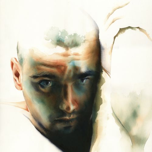 Abysse, aquarelle.
