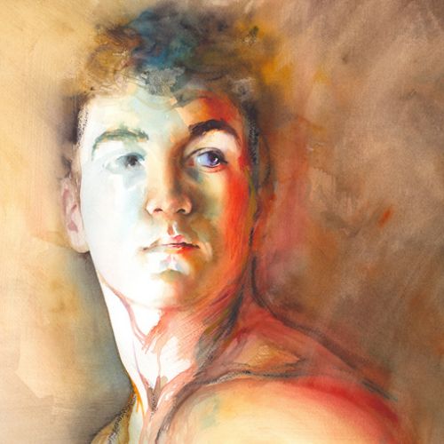 Antoine, aquarelle.