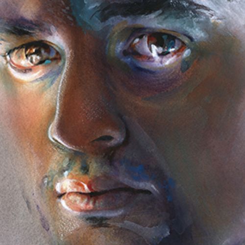 Sacha 3, aquarelle.