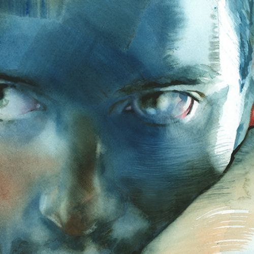 Mystères 34, aquarelle.